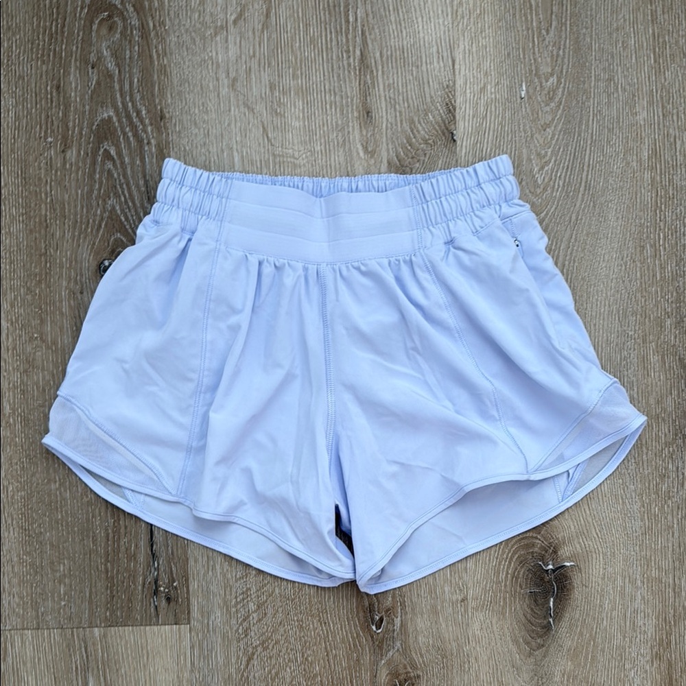 Lululemon Athletica Hotty Hot shorts light blue